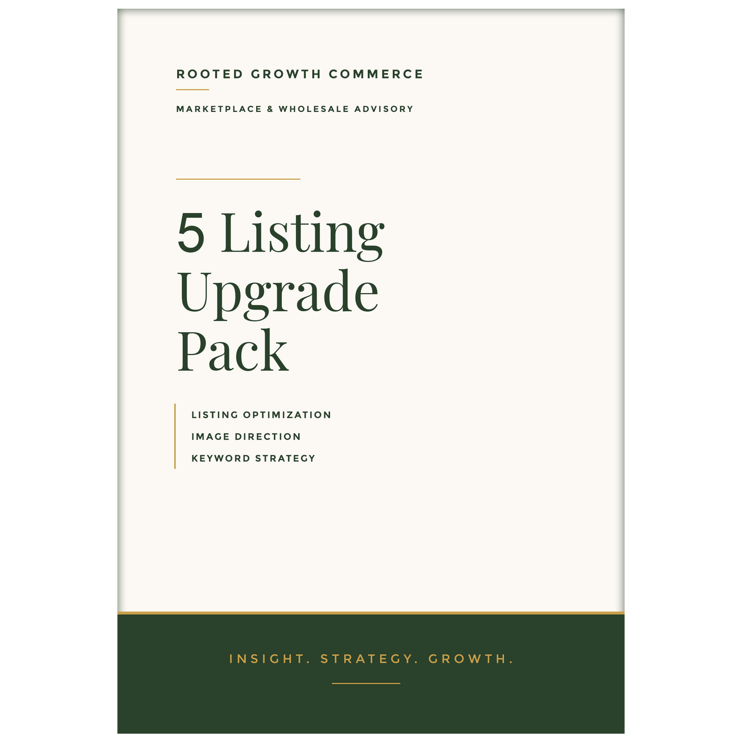 Listing Upgrade Pack - 5 Listings